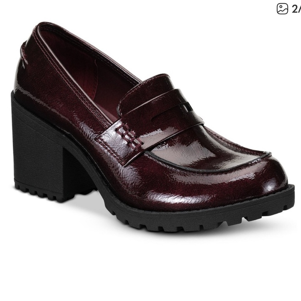 NWOB SUN + STONE PLATFORM LOAFERS. 6.5 - Picture 1 of 9